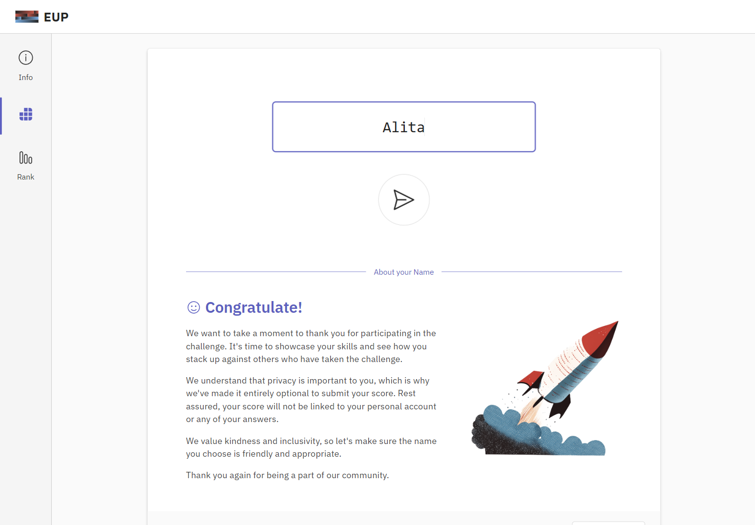 Positive reinforcement and privacy-preserving identity submission